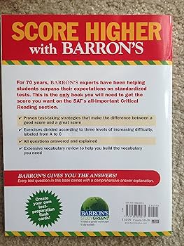 Amazon.com: Barron's SAT Critical Reading Workbook